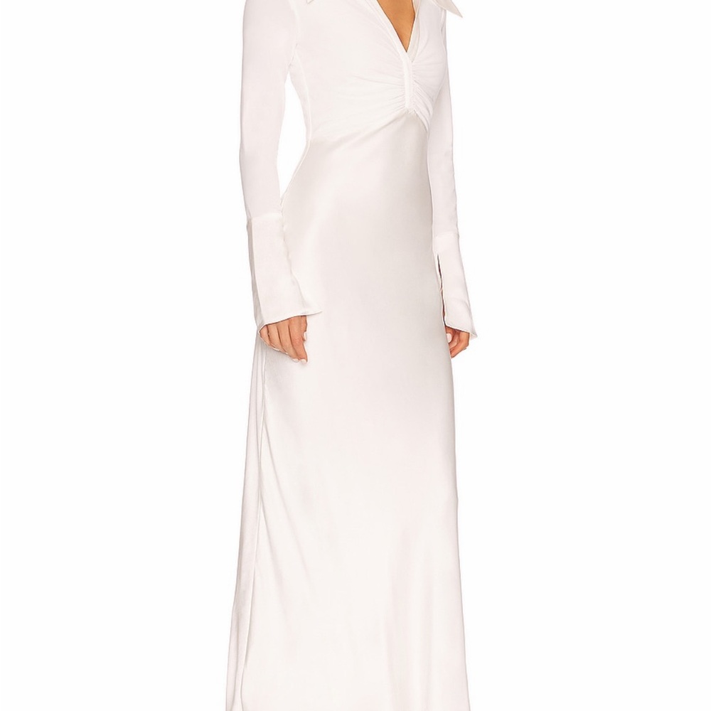 bec + bridge White Long Sleeve Dress